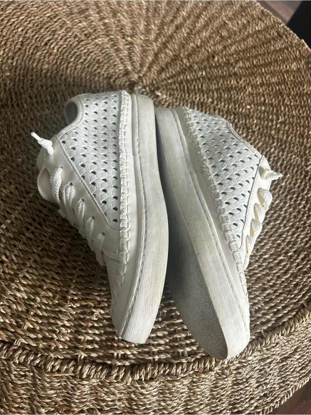 Dolce Vita weave pattern sneakers